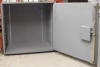 DIEBOLD TL15 PLATE SAFE  (click on to enlarge)
Same as safe on left but with door open.